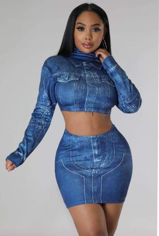 Denim Vibez Set