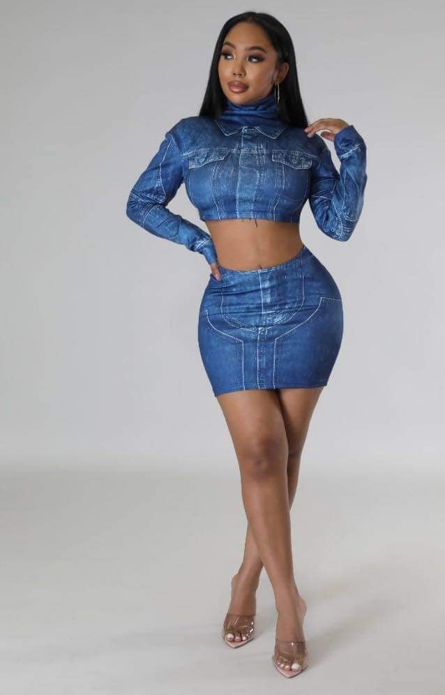 Denim Vibez Set